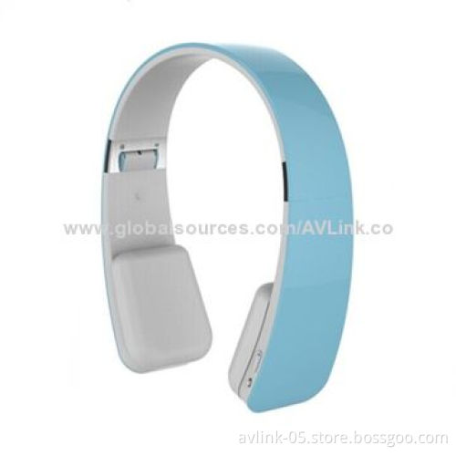 Trendy, lightweight/stylish Bluetooth stereo headphone with 3.5mm port for sports/mobile phones/PC